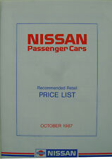 Nissan price list for sale  BATLEY