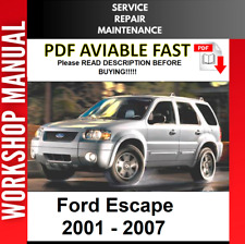 Ford Escape 2001 2002 2003 2004 2006 2007 servicio manual taller de reparación segunda mano  Embacar hacia Argentina