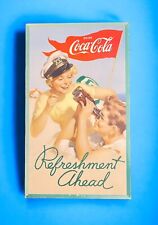1 Original Cardboard Coca-Cola Sign 16x27 1952 Rare From Closed Ruby’s Diner for sale  Shipping to South Africa