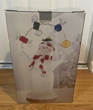 Boneco de neve JC Penny Home Collection iluminado mudança de cor 12 polegadas de altura comprar usado  Enviando para Brazil