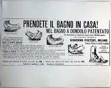 Vintage pubblicità bagno usato  Roma