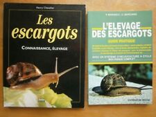 Livres escargots connaissance d'occasion  France