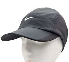 Usado, Gorra de béisbol Featherlight Nike DRI-FIT negra bordada Nike Swoosh sombrero para correr segunda mano  Embacar hacia Argentina