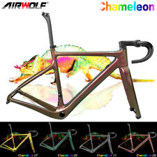 AIRWOLF R068 Carbon Gravel Rahmen 700*40c Reiserad Cyclocrossrad Rennrad Fahrrad comprar usado  Enviando para Brazil