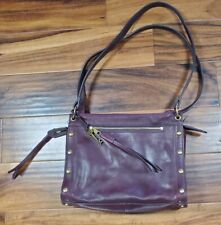 Fossil Allie Burgundy Wine Leather Satchel Shoulder Bag Handbag for sale  Shipping to South Africa