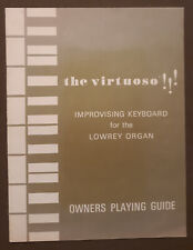 Virtuoso teclado de improvisación y partitura de órgano Lowrey 1966 segunda mano  Embacar hacia Argentina