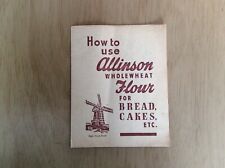 Vintage allinson wholewheat for sale  BIDEFORD