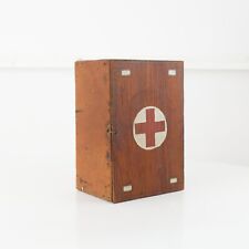 Armário de parede de banheiro vintage, armário de medicina vintage Cruz Vermelha, caixa de armazenamento, usado comprar usado  Enviando para Brazil