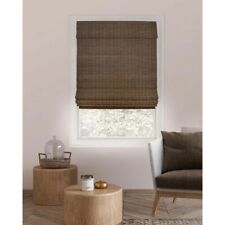 2 29”x64” Chicology Cordless Blackout Natural Woven Bamboo Roman Shade - Moose for sale  Shipping to South Africa