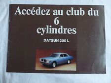 Prospectus automobile datsun d'occasion  Saint-Romain-de-Colbosc