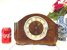 Restored Elegant 1930s Art-Deco Westminster Chiming Mantel Clock, GWO for sale  Shipping to South Africa