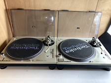 Technics SL-1200MK5 Silver Pair with Dust Cover DJ Turntable Direct Drive System for sale  Shipping to Canada