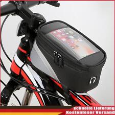 MTB Bike Bag Front Top Tube Touch Screen Mobile Phone Holder Case (Black) comprar usado  Enviando para Brazil