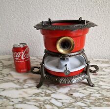 Antigo fogão holandês Haller querosene/gasolina 1 poço corpo de ferro fundido e esmalte comprar usado  Enviando para Brazil