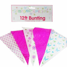 12ft pink bunting for sale  Shipping to Ireland