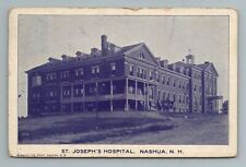 1900s St Joseph's Hospital St Joes Nashua New Hampshire NH Postcard for sale  Shipping to South Africa