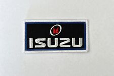 Heat Sealed Cloth Iron On Patch- Isuzu Rectangle Logo for sale  Shipping to South Africa