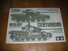 Tamiya Bauanleitung 1:25 -  Centurion Panzer - British Army gebraucht kaufen  Trebel