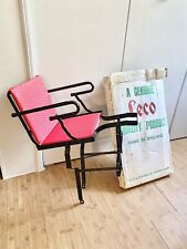 Assento traseiro infantil Leco bicicleta reforço antigo assento de vinil vermelho vintage comprar usado  Enviando para Brazil