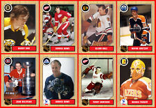 Retro Wood Grain Style CUSTOM MADE HOCKEY CARDS Series 3  104 Different YOU PICK, used for sale  Canada