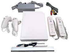 Consola del sistema de juegos Nintendo Wii con paquete de 2 controles remotos TAMBIÉN JUEGA JUEGOS GAMECUBE segunda mano  Embacar hacia Argentina