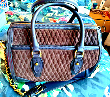 Michael Kors Collection Designer Brown Suede Leather Bowler Bag Handbag BARGAIN! for sale  Shipping to South Africa