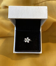 Used, Pandora 925 silver flower ring size 60  for sale  ROTHERHAM