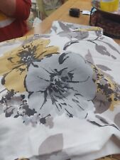 Curtains yellow floral for sale  OSWESTRY