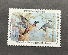 Estampillas WTD - PENNSYLVANIA 1983 - LoteP - Estampilla Estatal de Pato - Como Nuevo OG NH segunda mano  Embacar hacia Argentina