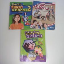 Abeka 2ª série lote de 3 livros ciência história da saúde livro didático ensino doméstico  comprar usado  Enviando para Brazil