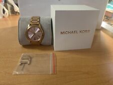 Relógio Michael Kors Hartman Feminino Tom Ouro Rosa 38mm Nova Bateria 6" comprar usado  Enviando para Brazil