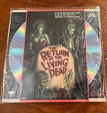 o Retorno dos Mortos-Vivos Laserdisc jogar bem filme de terror arranhão mínimo comprar usado  Enviando para Brazil