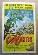 Deadly mantis original for sale  Bellingham