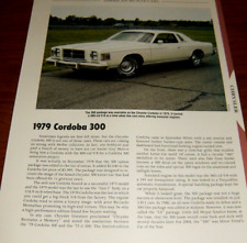 1979 chrysler cordoba for sale  Melvindale