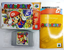 Mario Party 1 (Nintendo 64 N64, 1999) COMPLETO CIB Autêntico Testado Com Inserções! comprar usado  Enviando para Brazil