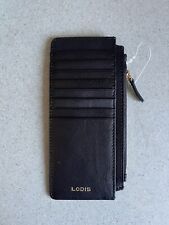 Lodis Genuine Leather Slim Stacker Cardcase Wallet Black NWOT, used for sale  Shipping to South Africa