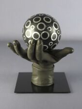Estatua a mano con bola objeto decorativo escultura diseño antiguo moderno 1991 segunda mano  Embacar hacia Argentina