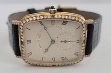 Breguet Heritage ouro 18K e diamante/esmeralda - Conjunto de relógio retangular Ref: 3491 comprar usado  Enviando para Brazil