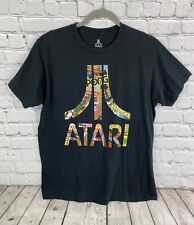 Usado, Atari Mens Large Logo Graphic Black T-Shirt Video Game Retro Tee LKNW segunda mano  Embacar hacia Argentina