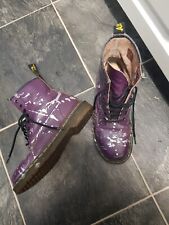 purple dr martens for sale  KETTERING