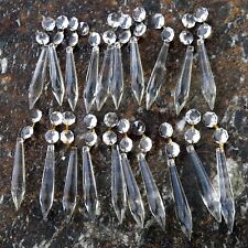 vintage chandelier crystal drops for sale  CARDIGAN