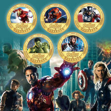 1、5、12 PIEZAS Colección de Monedas Conmemorativas de Marvel's The Avengers Monedas Regalo En Caja segunda mano  Embacar hacia Argentina