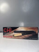 CHI Original Ceramic Hair Straightening Flat Iron 1" Plates Black Professional for sale  Shipping to South Africa