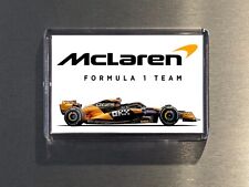 MCLAREN F1 coche de carreras Fórmula 1 imán nevera 7x4,5 cm Norris, Ricciardo, SENNA segunda mano  Embacar hacia Argentina