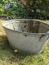 Vintage galvanised wash for sale  SHREWSBURY