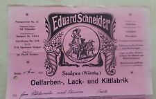 Saulgau 1923 rechnung gebraucht kaufen  Günzburg