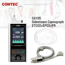 Contec CA10S Sidestream Capnograph EtCO2 RESP SpO2 PR CO2 alarme monitor de paciente comprar usado  Enviando para Brazil