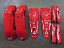 2021-2024 Honda CRF450R OEM vermelho para-lamas dianteiros e traseiros, protetores de garfo '22-24 CRF250R, usado comprar usado  Enviando para Brazil