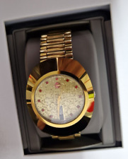 Original Rado Diastar Automático Gold Dial Relógio Masculino Pedras Vermelhas comprar usado  Enviando para Brazil
