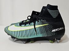 Tênis de futebol Nike Mercurial Superfly V SG Pro feminino preto aqua tamanho 8 comprar usado  Enviando para Brazil